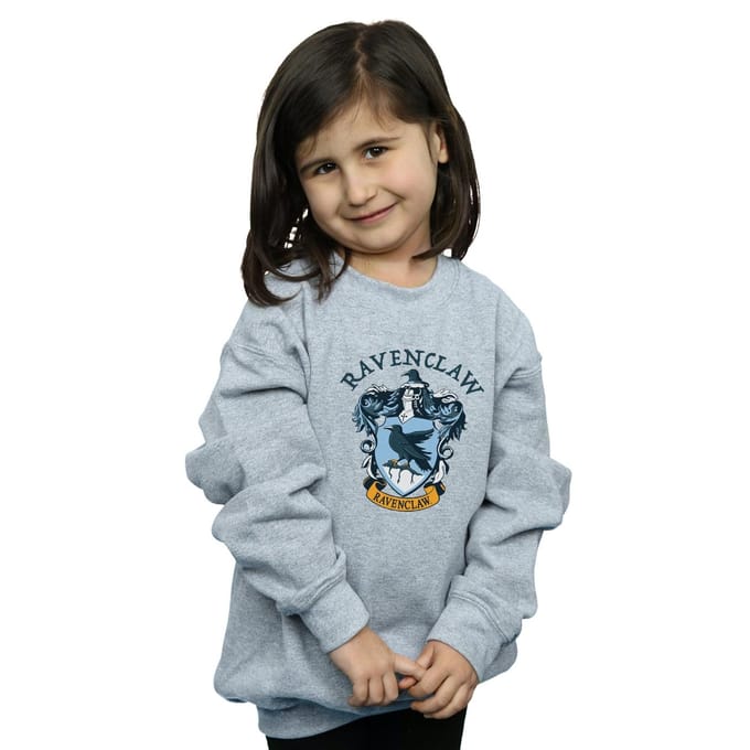 Harry Potter Meisjes Ravenclaw Sweatshirt (Sportgrijs)