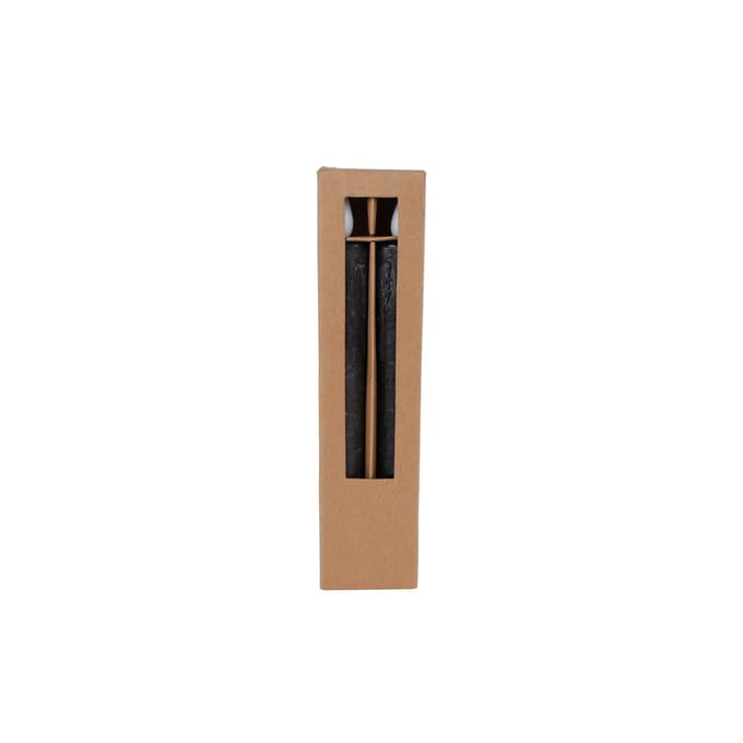 LED Kaarsen + Afstandsbediening 2 Stuks Zwart