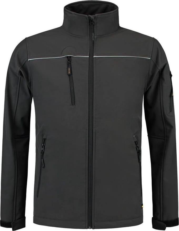 Tricorp Soft Shell jack - Workwear - 402006 - Donkergrijs - maat 7XL