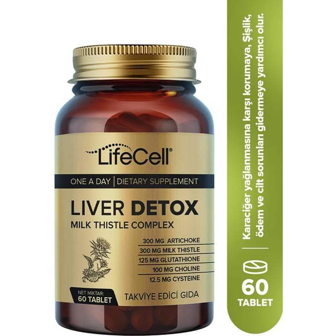 Lever Detox - Een voedingssupplement dat glutathion, mariadistel en artisjok bevat 1 PRC