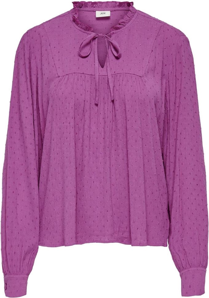 JDY - JDYLIMA LIFE L/S TIE DETAIL TOP WVN - Dames - Blouses