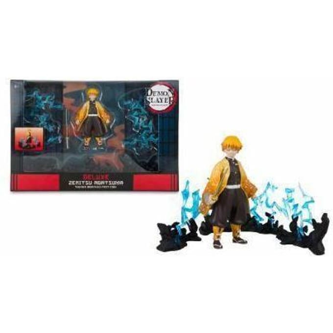 Demon Slayer Zenitsu figuur 13cm met Thunder Breathing accessories