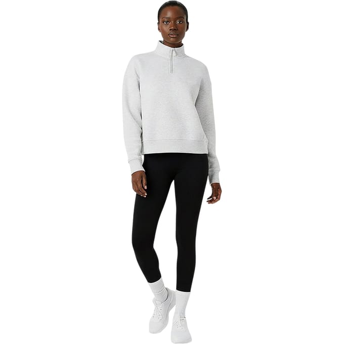 USA Pro Dames/Dames Sweatshirt met Kwart Ritssluiting (Ijsmarmer)