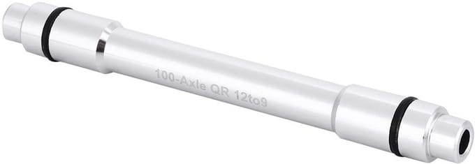 Dailygoods - Dailygoody - Tacx Thru Axle Adapter Aluminium 12mm naar 9mm Quick Release Zwart