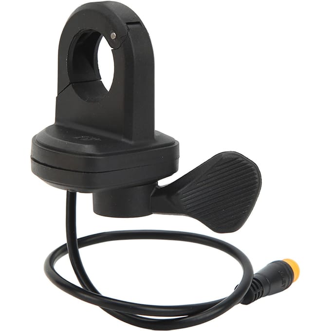 Accélérateur au pouce pour vélo électrique, accélérateur à gâchette réactif pour conversion de vélo avec prise étanche black