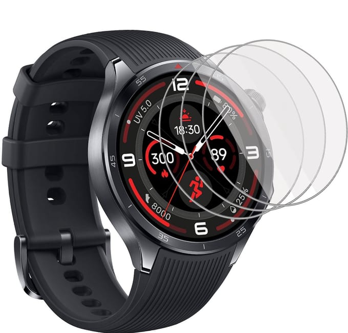 3x Folie Geschikt voor OnePlus Watch 3 Screenprotector - Beschermglas Folie