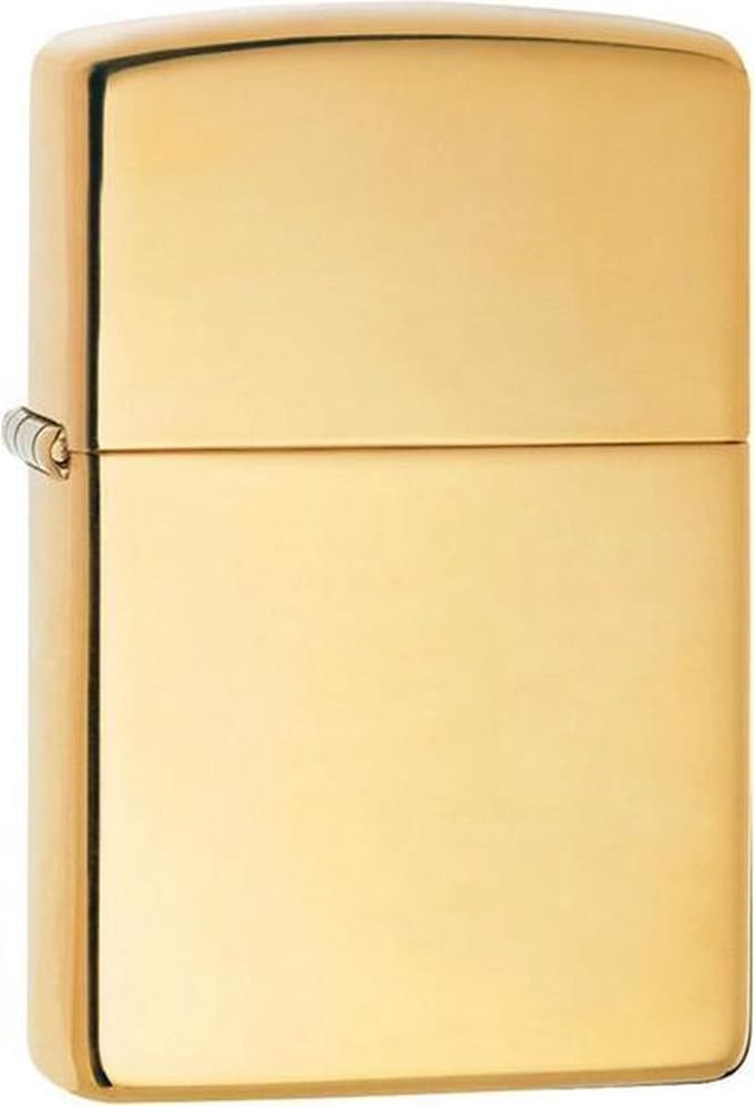Zippo aansteker Brass High Polished Rotterdam