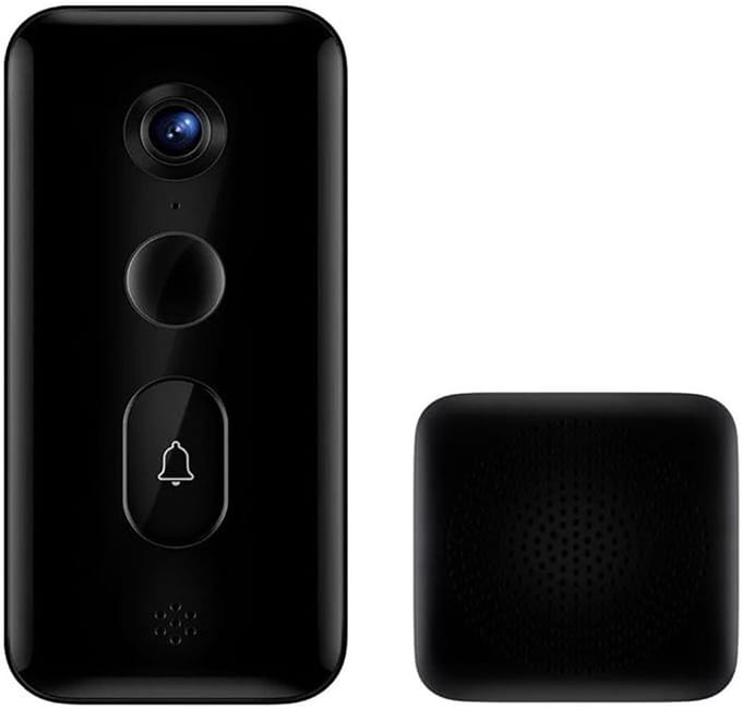 Xiaomi Smart Doorbell 3 Draadloze Videodeurbel | 2K | Bewegingsdetectie - Zwart