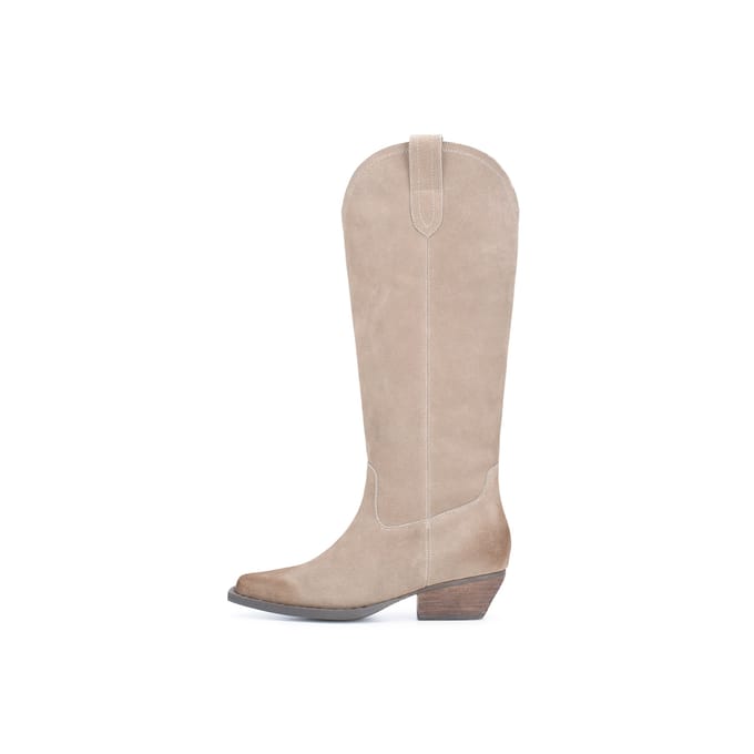 Poelman DANA Dames Laarzen - Middel beige