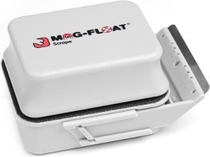 Mag-float drijvende algenmagneet - Large + Mes - 82 x 60 x 24 mm