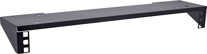Bureaubeugel voor 19 inch componenten | 1U | zwart