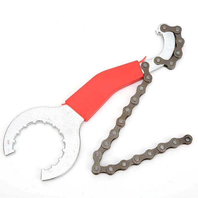 Clé Extracteur de Cassette de Vélo Portable 3 en 1 Outil de Réparation de Vélo gray