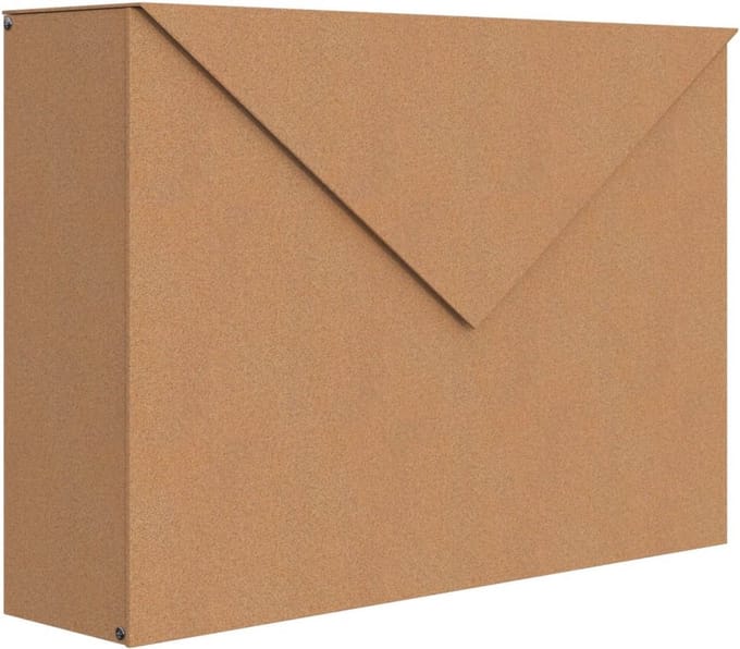 Muurbrievenbus met Design en Letterrooster voor Buiten