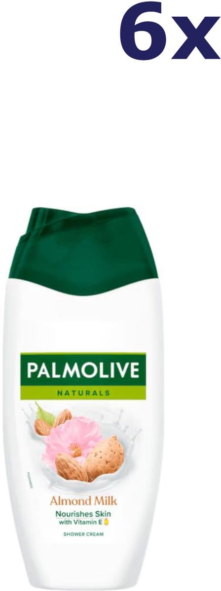 6x Palmolive Naturals douchegel amandel 250ML