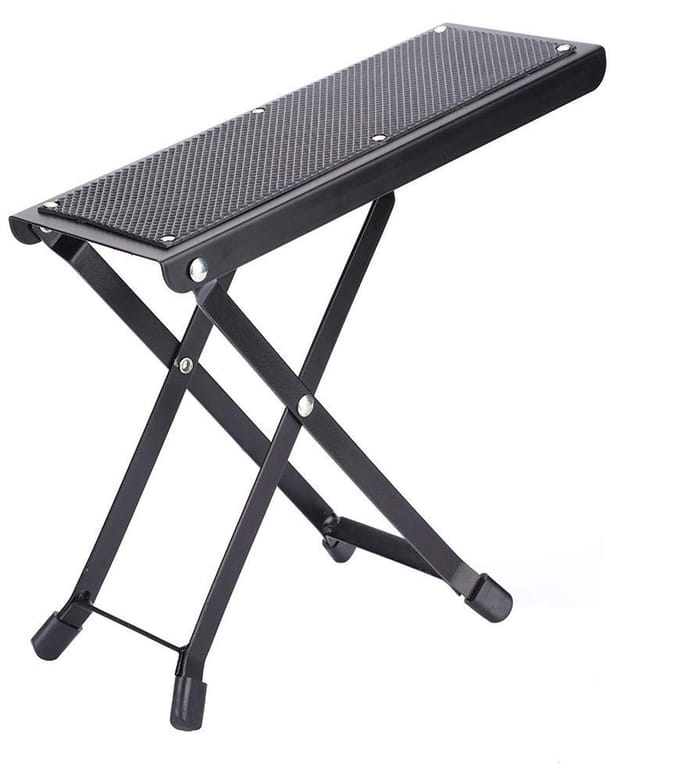 Dailygoody - Verstelbare Gitaarvoetkruk - Antislip - Stevige Opbouw