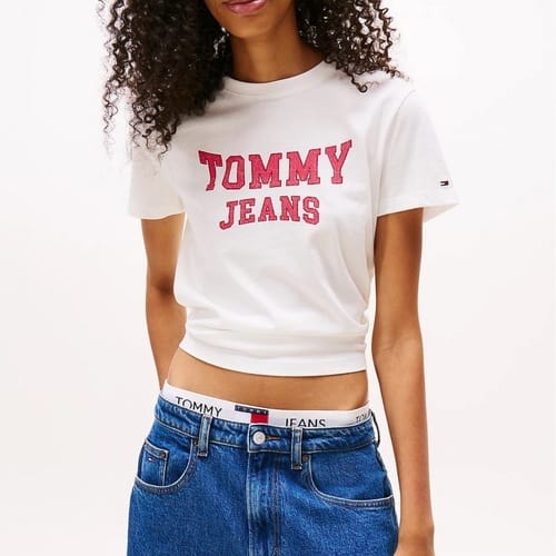 T-shirt Tommy Jeans Tjw Reg Varsity Tee Ext
