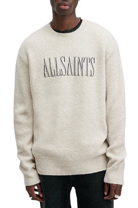 AllSaints Carson Crew Ecru White Taglia: XXL | Maglioni a maglia Outlet | Uomo | Marrone