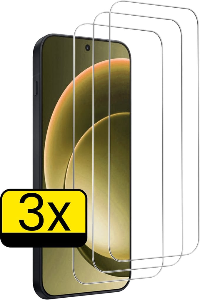 Screenprotector - Geschikt voor OnePlus 15 - 3 Stuks - Extra Sterk - Beschermglas - Gehard Glas - Tempered Glass - Screen Protector