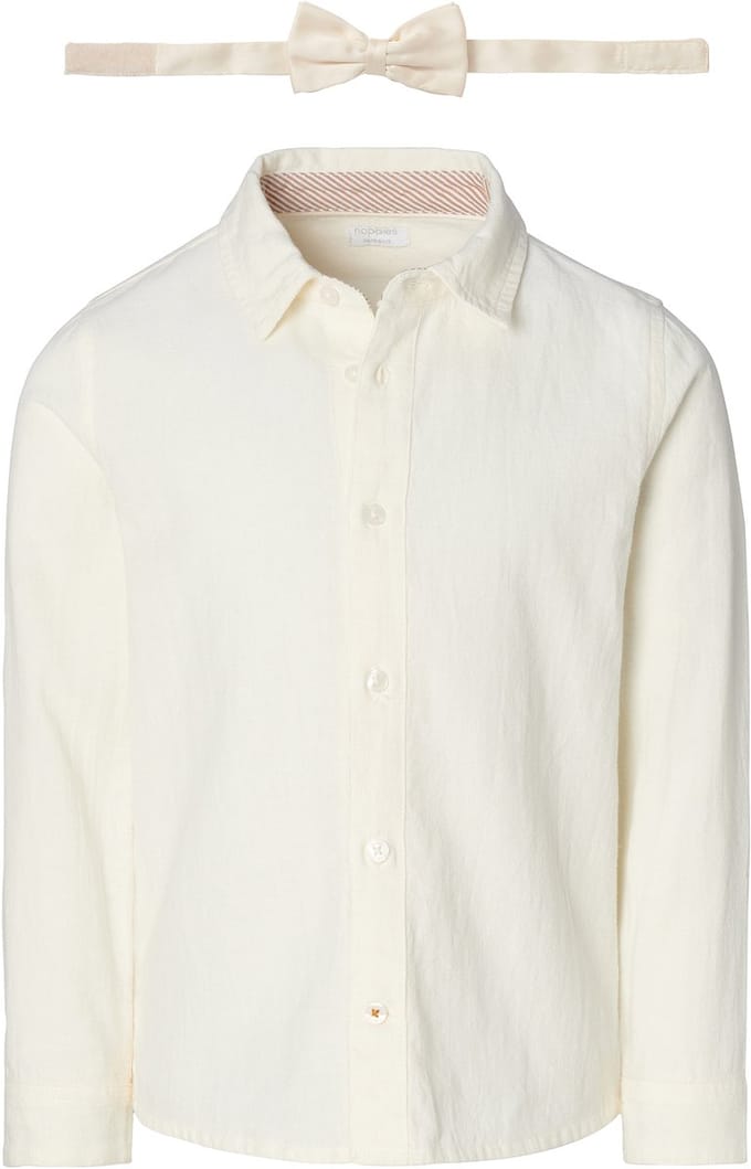 Noppies Overhemd Dulac - Bright White - Maat 110