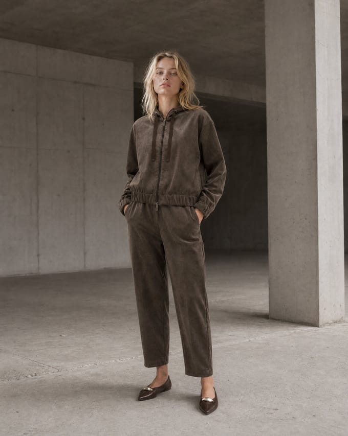 Bertini jeans barel pants | Toupe - Toupe / S