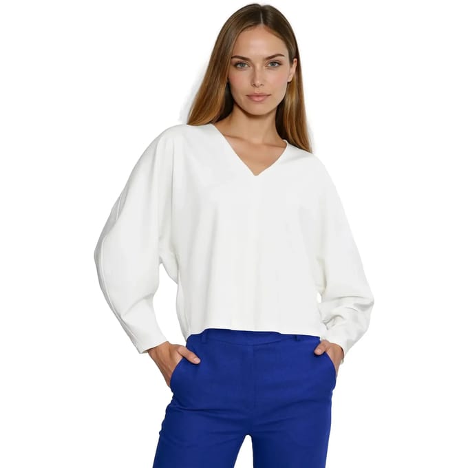 Oversized blouse met ballonmouwen voor dames Nife