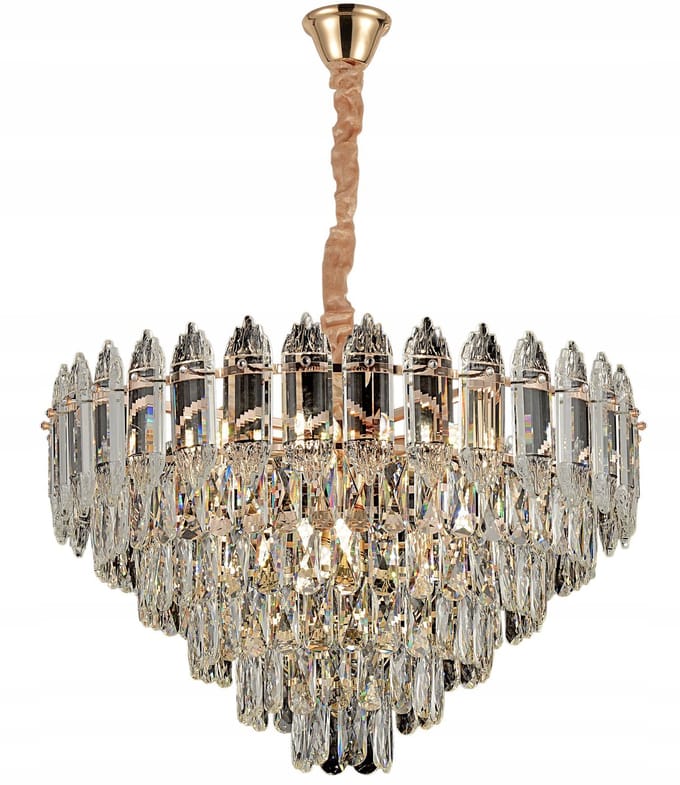Toolight G057-Cp 50Cm 50Cm - Hanglamp - Gouden - 82X48X37Cm