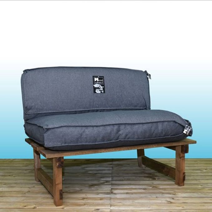 In the Mood Collection 2 Palletkussens 120x80cm / 120x40cm Mick Grijs