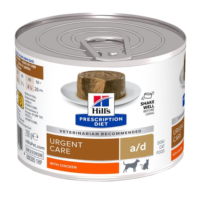 Hill's Prescription Diet a/d Kattenherstelvoer met Kip - 12 x 200 g