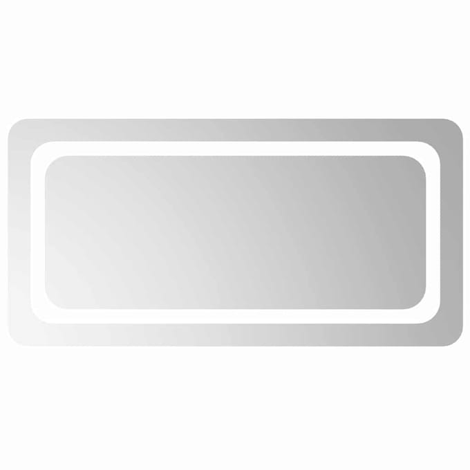 vidaXL - Badkamerspiegel - LED - 80x40 - cm