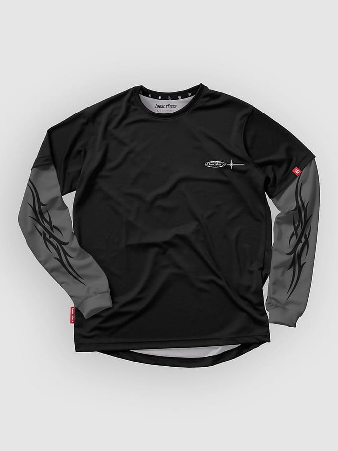 Loose Riders Neo Tribe Long Sleeve Jersey zwart