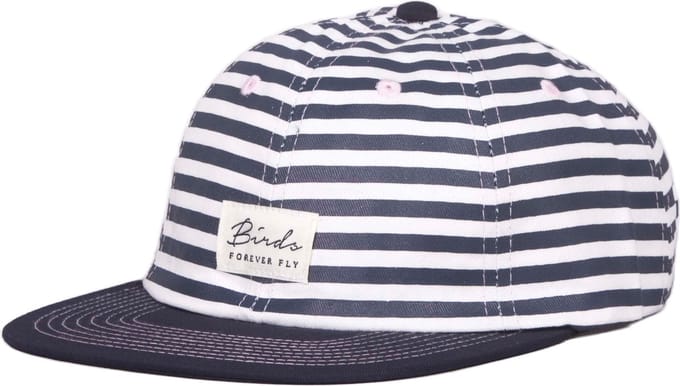 Birds - 6-panel Cap Beach Stripes Blue White