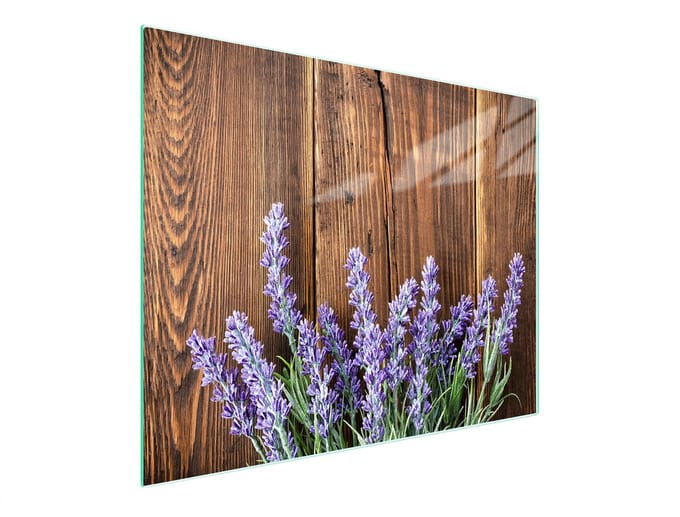 TMK ArtDeko Serie - Snijplank - 52x30 cm - Lavendel - Geharde Glas