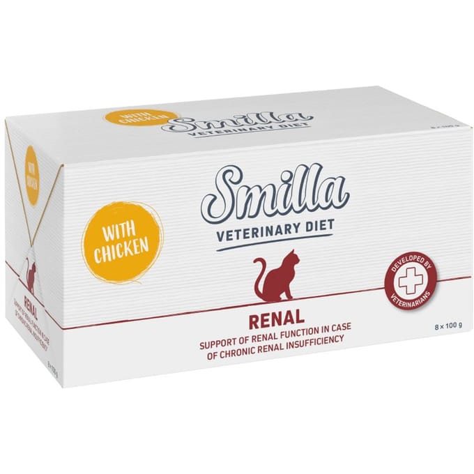 24x100g Renal Kip Smilla Veterinary Diet Kattenvoer