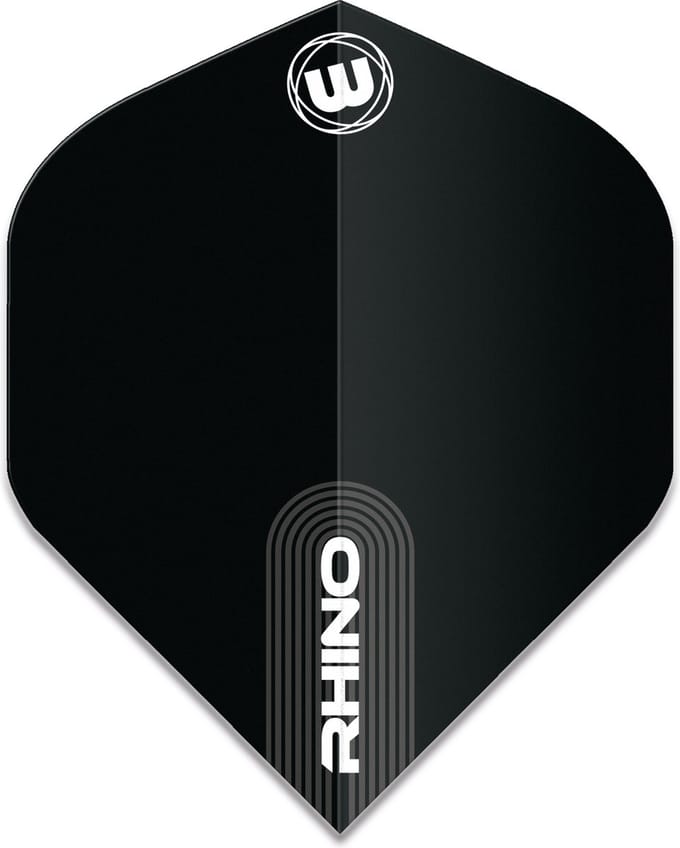 Winmau Rhino Black Flight - Dart Flights