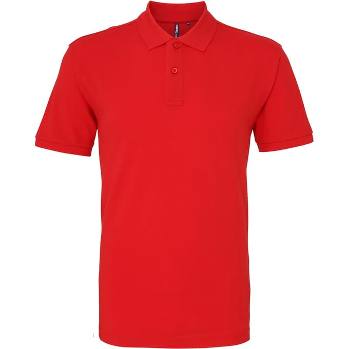 Asquith & Fox Heren Poloshirt met korte mouwen (Rood)