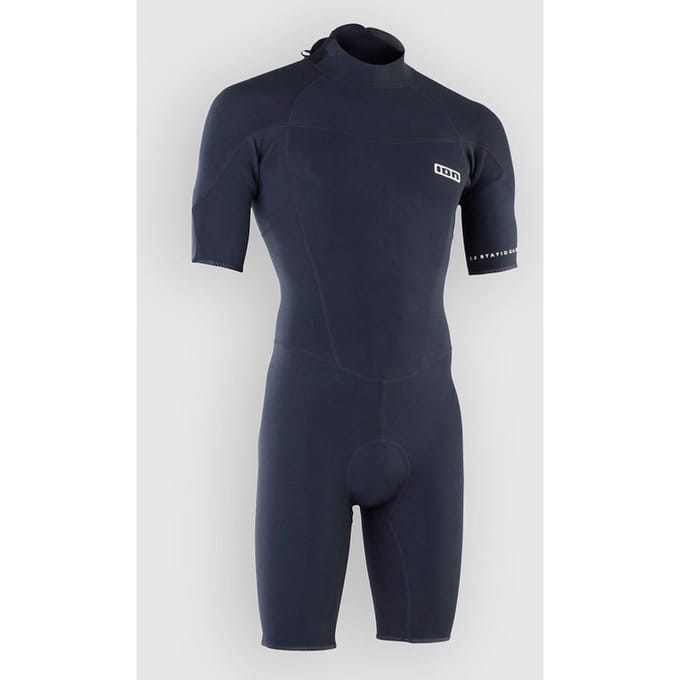 Ion Static 2/2 Shorty SS Back Zip Wetsuit zwart