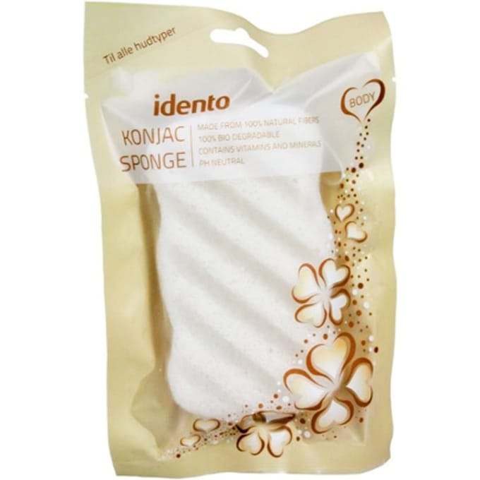 Idento Konjac Wave Spons - Natuurlijk