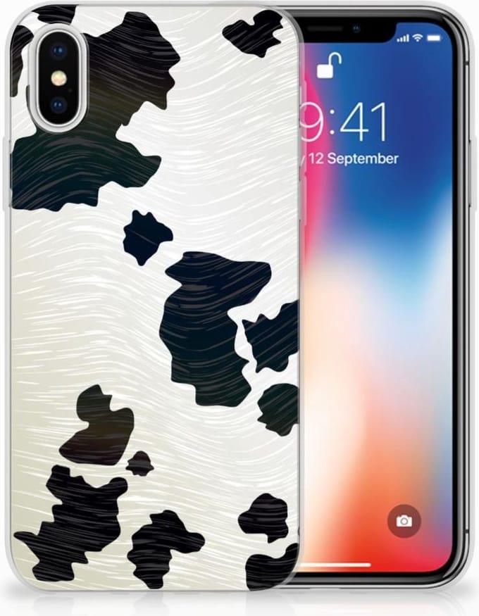 Apple iPhone X | Xs TPU Hoesje Koeienvlekken
