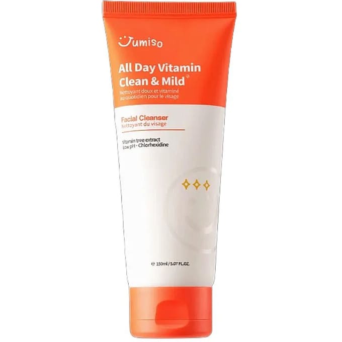 Jumiso, Nettoyant Visage Doux et Purifiant All Day Vitamin, 5,07 fl oz (150 ml) white