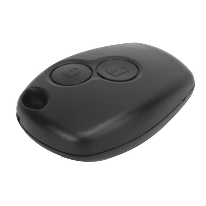 Télécommande Intelligente Porte-clés 2 Boutons Fréquence 433 Batterie Intégrée Réparation Remplacement gray