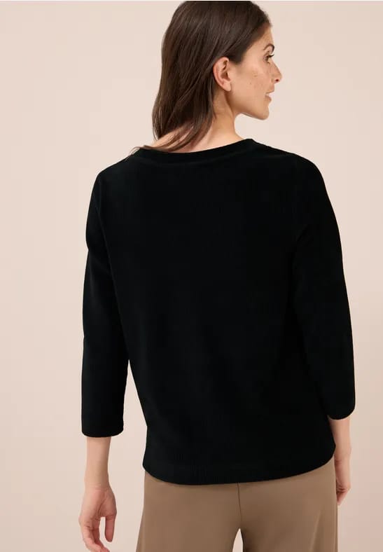 Corduroy overhemd in effen kleur