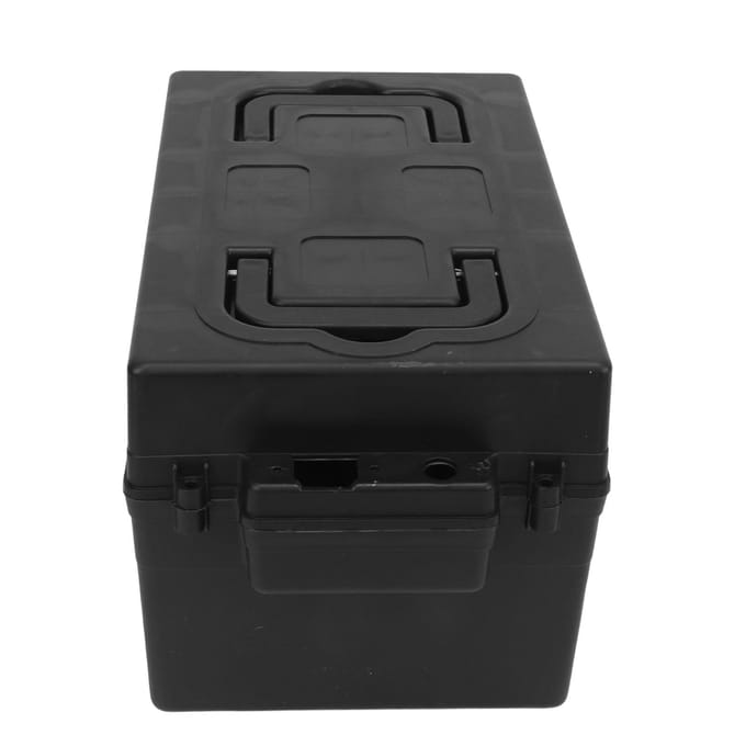 Elektrische Motorfiets Batterijdoos Draagbare Plastic Handheld Scooter Batterij Opbergkoffer gray