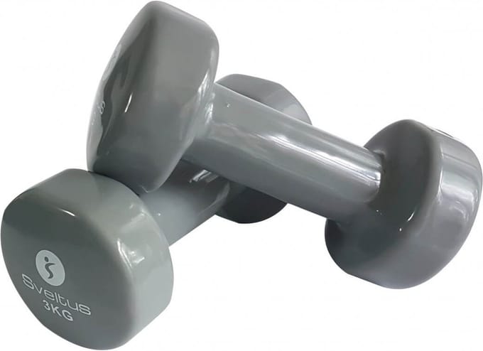 Sveltus Dumbbell Epoxy 2 X 3 Kg Grijs