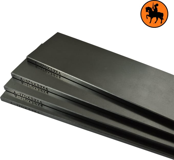 Set van 4 Koolstof schoepen WN 124-034 | 90133000004 voor Becker KDT 3.60