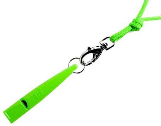 ACME Hondenfluit 211 ½ met koord Neon Groen