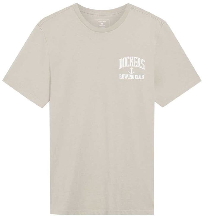 Dockers Graphic Slim T-shirt Met Korte Mouwen Beige XL Man