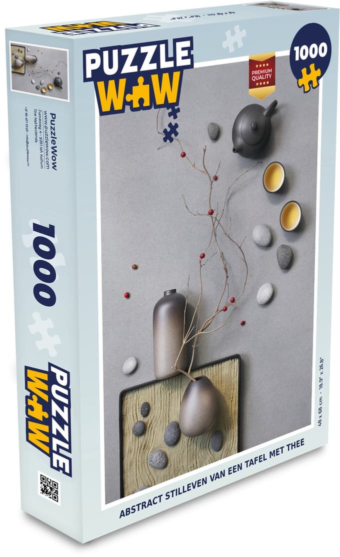 Puzzel Stilleven - Interieur - Thee - Legpuzzel - Puzzel 1000 stukjes volwassenen