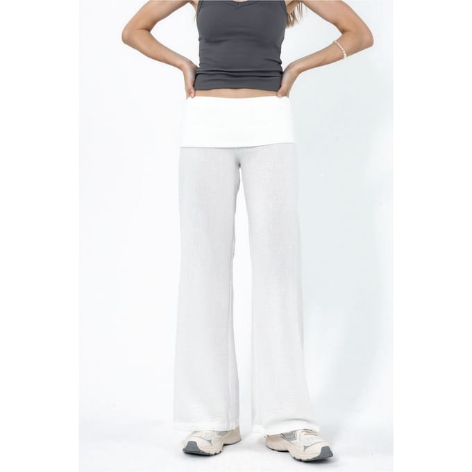 Hoge Taille Wijde Pantalon