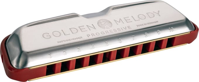 Hohner Golden Melody Progressive, Bb - Diatonische mondharmonica