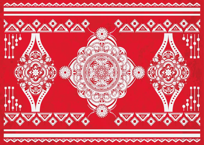 Placemat vinyl | Lighthouse red | 4 stuks